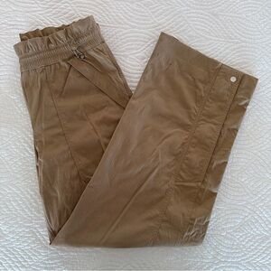 Athleta Trekkie High Rise Parachute Pant, Big Sur Brown, 4 Petite
